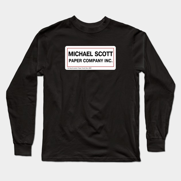 Michael Scott Paper Company Inc. - Vintage Long Sleeve T-Shirt by tantrizio